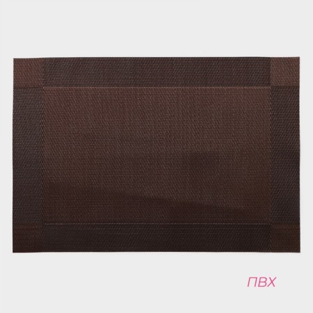 A set of serving napkins on the table “Chess”, 45 × 30 cm, 4 pcs, brown color-2