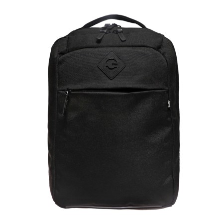 School backpack, 39 x 26 x 19 cm, Grizzly, ergonomic back, laptop department, black-2