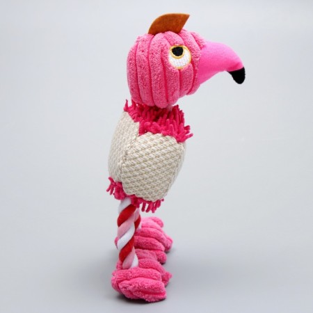 Textile toy "Merry Flamingo", 28 x 6 cm-2