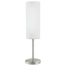TROY 1x60W desktop E27, nickel 10.5x10.5x46 cm