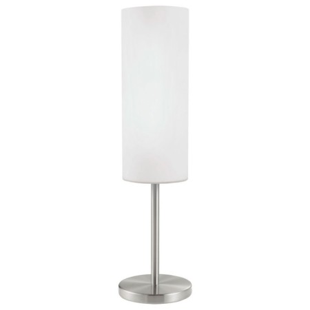 TROY 1x60W desktop E27, nickel 10.5x10.5x46 cm
