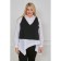 Female shirt, size 56, black and white color