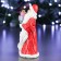 New Year's figure "Santa Claus" Red, 7x6x14cm