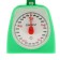 Energy EN-406MK kitchen scales, mechanical, up to 5 kg, green
