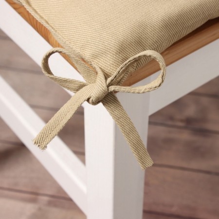 Siddle on the chair Ethel Kitchen 42x42 cm, col. Beige, 100% HL, sarzha 250 g/m2