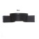 Lamp "Deco" 2xLED 2W 4000K IP66 Black 9.5x4.3x16 cm