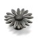 Cappio Pro Pro Pro "chamomile" 52 x 52 mm, the color is old. silver