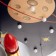 Lamp "Sputnik" 1XLED 110W Dimmer+2x40W E14 gray-blue 68x55x33 cm Bayerlux
