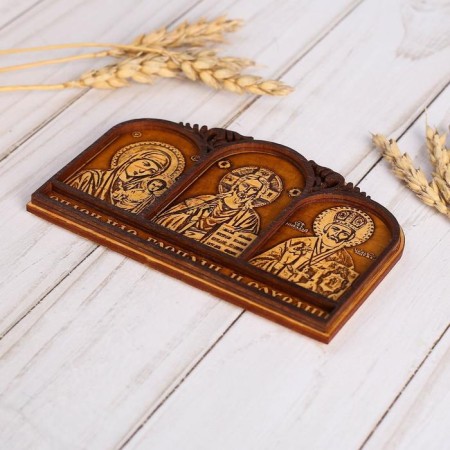 Triptych "Driver prayer", 3 icons-1