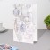 Postcard "Let in the New Year..." Glitter, Congrev, white background, 12.5x19.5 cm