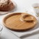 Serve dish, 2 sections, d = 25 cm