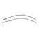 Flexible eyeliner for the Lytcho Eco mixer, in steel braid, 60 cm, set 2 pcs.