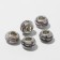 Bead "Wave", the color of gray-brown