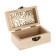 Casket wood for painting to love 6x10x5 cm