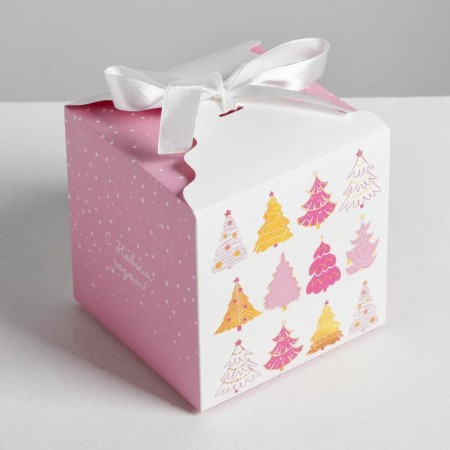 Folding box "Miracles", 12 x 12 x 12 cm, New Year-4