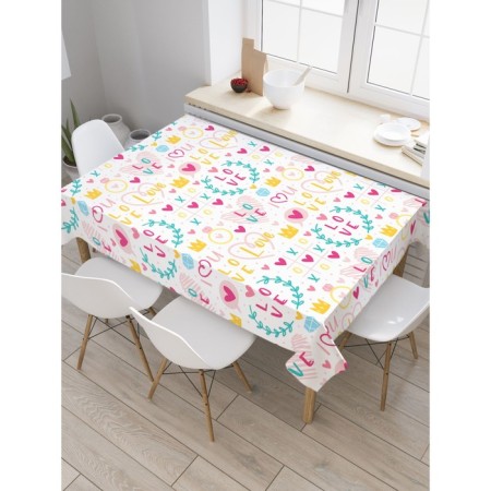 Tables on the table "Crosses-Noliki", rectangular, oxford, size 120x145 cm