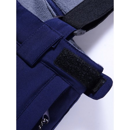 Ski costume for a boy, dark blue color, height 110 cm-7