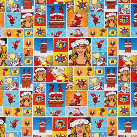 Glossy packaging "Pop-Art New Year's Surprise", 70 x 100 cm-3