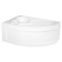 Bath screen Frontal Cersanit Kaliope 153, universal, white color