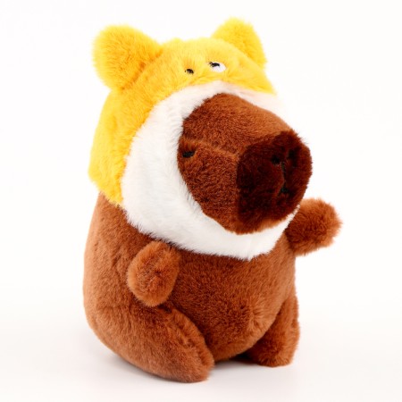 Soft toy "Kapibara", in a cat Cat, 13 cm-3