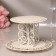 Cake stand, 2-tier, wood, collapsible, h = 15 cm, d = 19.24 cm