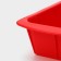 Baking uniform “Bread”, silicone, 25.5 × 13 × 5 cm, intra -size 20.5 × 11 cm, red color