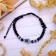 Bracelet-reinforcing “Hams Happiness” Crystalics, Black and Black Silver, D = 8 cm