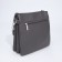 Bag Cross-Bodi with a zipper, gray color
