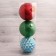 Set of balls plastic D-15 cm, 3 pcs "Martin" mix