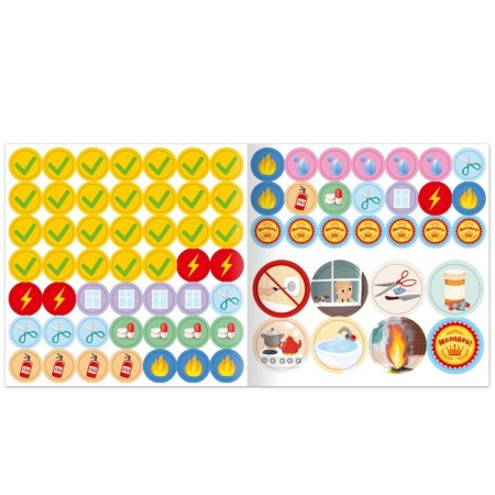 Book with stickers "Fire, Water and Electricity", 16 p.-3
