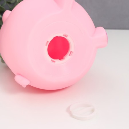 Piggy bank Plastic "Piglet in the Crown" 14.5x14x17 cm-6