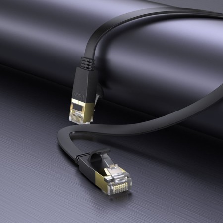Patch Cord Hoco US07 Gigabit Ethernet, UTP 6E cat., RJ-45 (M) -RJ-45 (M), 5 m, black-2