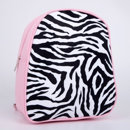 School textile Books “Zebra”, 27x10x23 cm, pink color-4