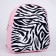 School textile Books “Zebra”, 27x10x23 cm, pink color