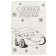 Application by foil "New Year" 23x15 cm, cars