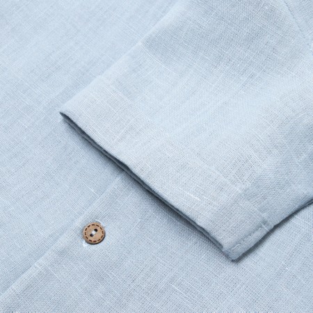 Shirt for a boy crumb I am Linen, p. 86-92, blue-2