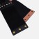 Women's belt on buttons, width 11 cm, black color