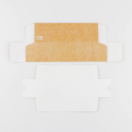 Box for Makarun, confectionery packaging, "craft", 5.5 x 18 x 5.5 cm-3