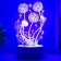 Light "Dandelion" LED white 11x9.5x15 cm Risalux