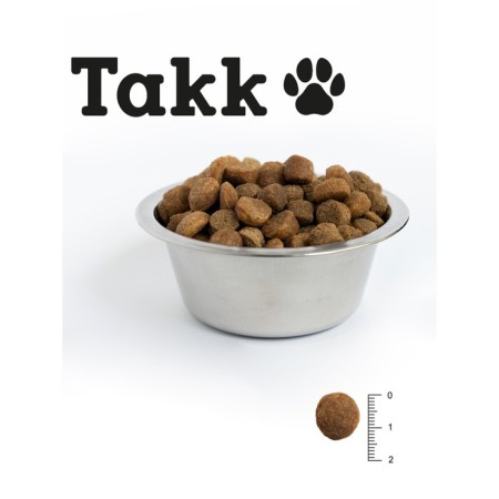 Dry feed TAKK for puppies of medium and large breeds, beef -chicken, 2 kg meat assorted-7