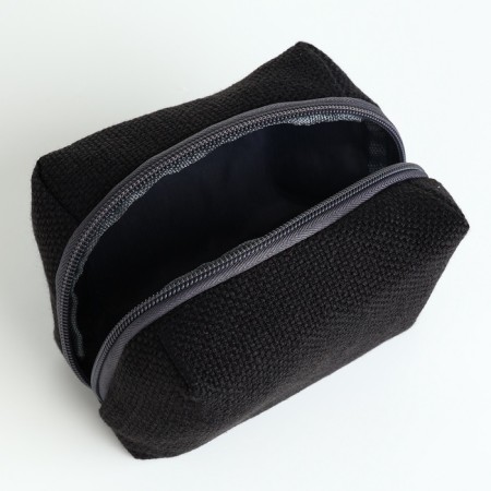 Cosmetic bag dorus, 13*6*9, lightning departure, lining, black-3