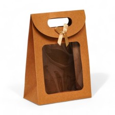 Box-pack, craft with a window, 20 x 14 x 7 cm