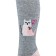 Pantyhose children, color gray melange, height 104-110 cm