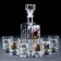 Set of drinking "Okhota-fish", 7 items: Capherine 500 ml, stack 50 ml, 6 pcs, in a suitcase