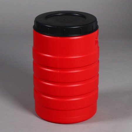 Food barrel, 35 l, neck 27 cm, with a lid, color mix-8