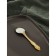 Teaspoon "Troika", h = 14.2 cm, thickness 2 mm, local nitride-titanium coating