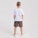 Children's Minaku Colors T -shirt, white/purple color, height 134