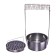 Busmail for art brushes, metal, with a holder, height 4.9 cm