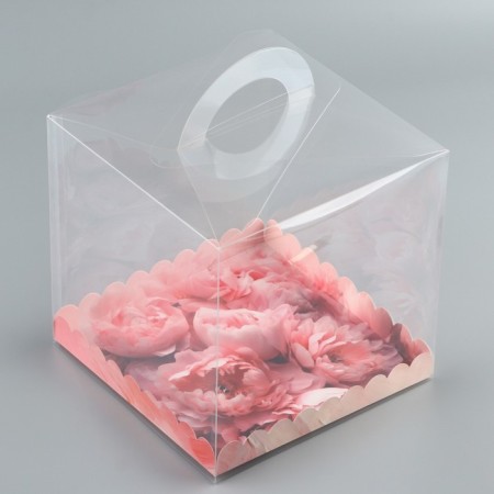 Confectionery box, chest, packaging, "petals of happiness", 20 x 20 x 20 cm-2