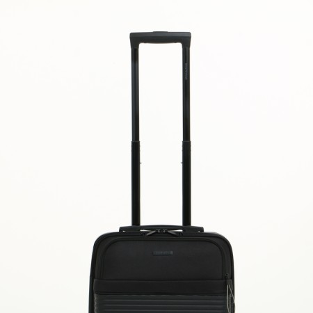 Small suitcase 20 "On a zipper, code lock, 4 wheels, black color-4